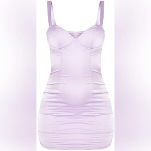 NWT - Pretty Little Thing Lilac Bodycon Dress size Small